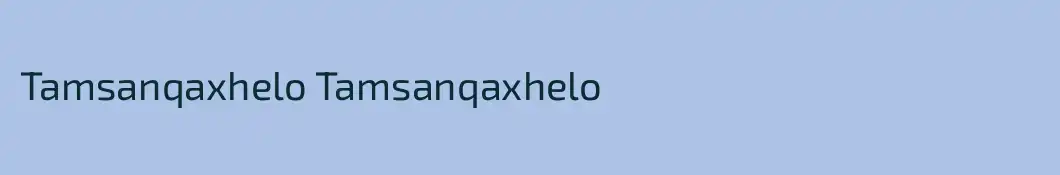 Tamsanqaxhelo Tamsanqaxhelo